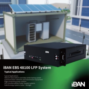 iBAN POWER EBS 48100 : The Standard for 48V Telecom Lithium Battery Solutions